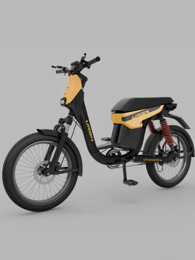 URBN, an electric moped-style smart e-bike with a range of 120 KM